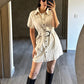 Vestido Denim Fajo