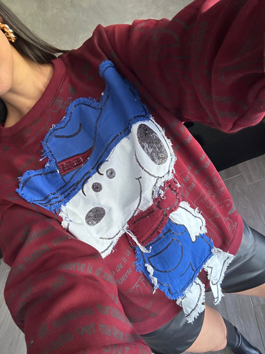 Sudadera Snoopy Tejana