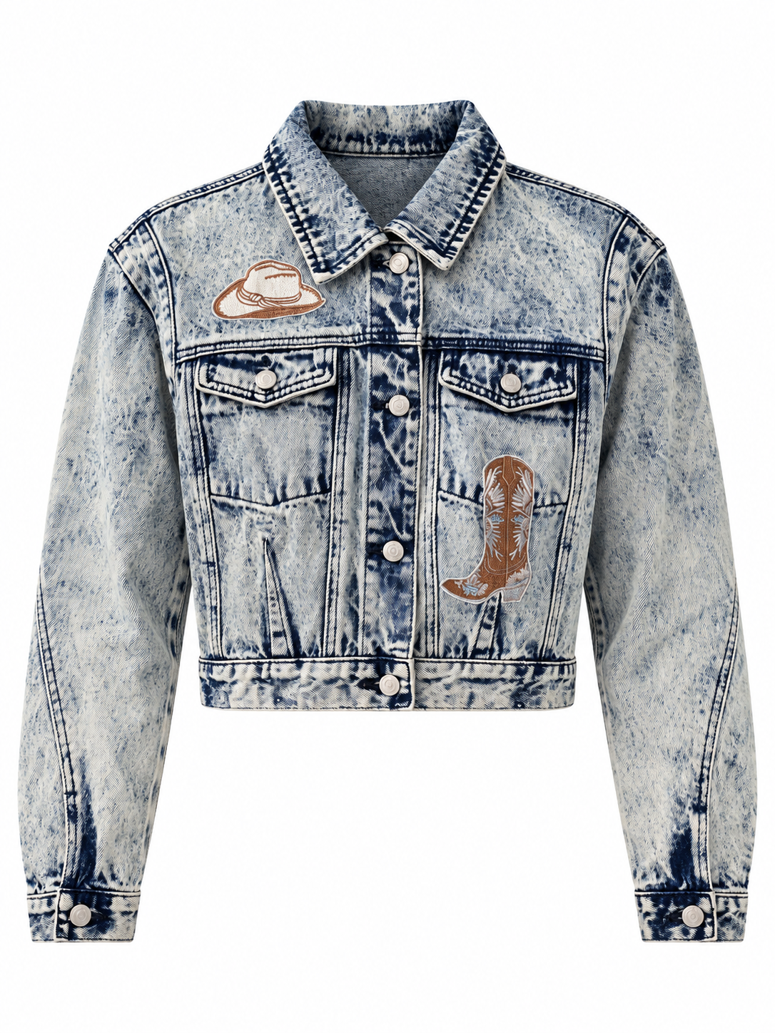 Chamarra Denim Caballo
