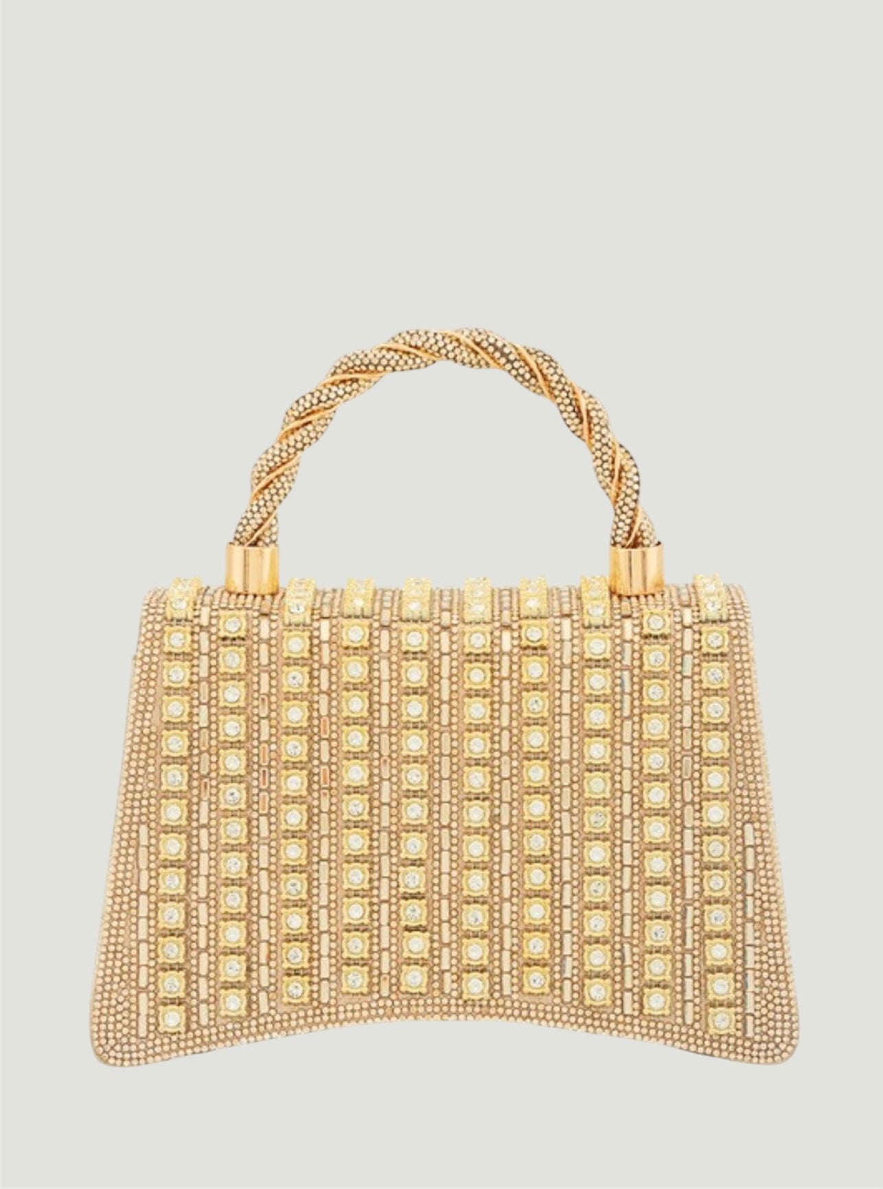 Bolso Cristales Dorado