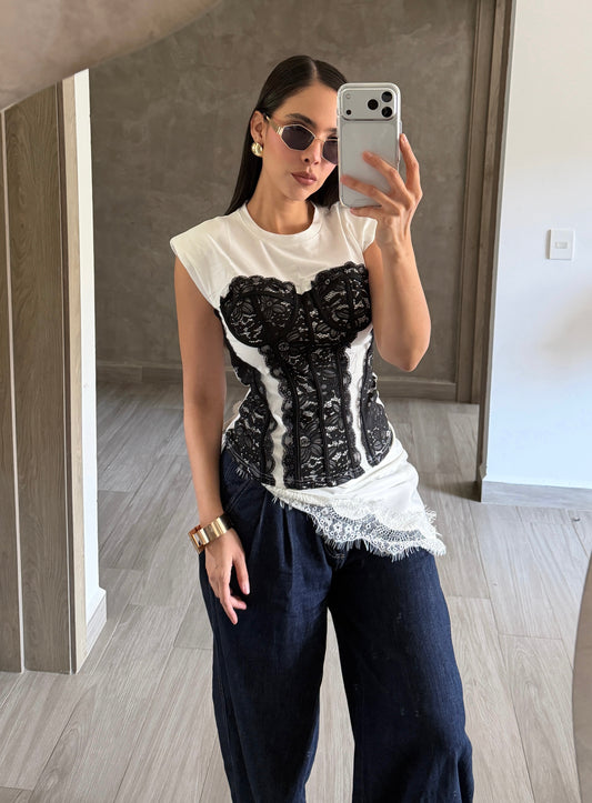 Blusa Corset