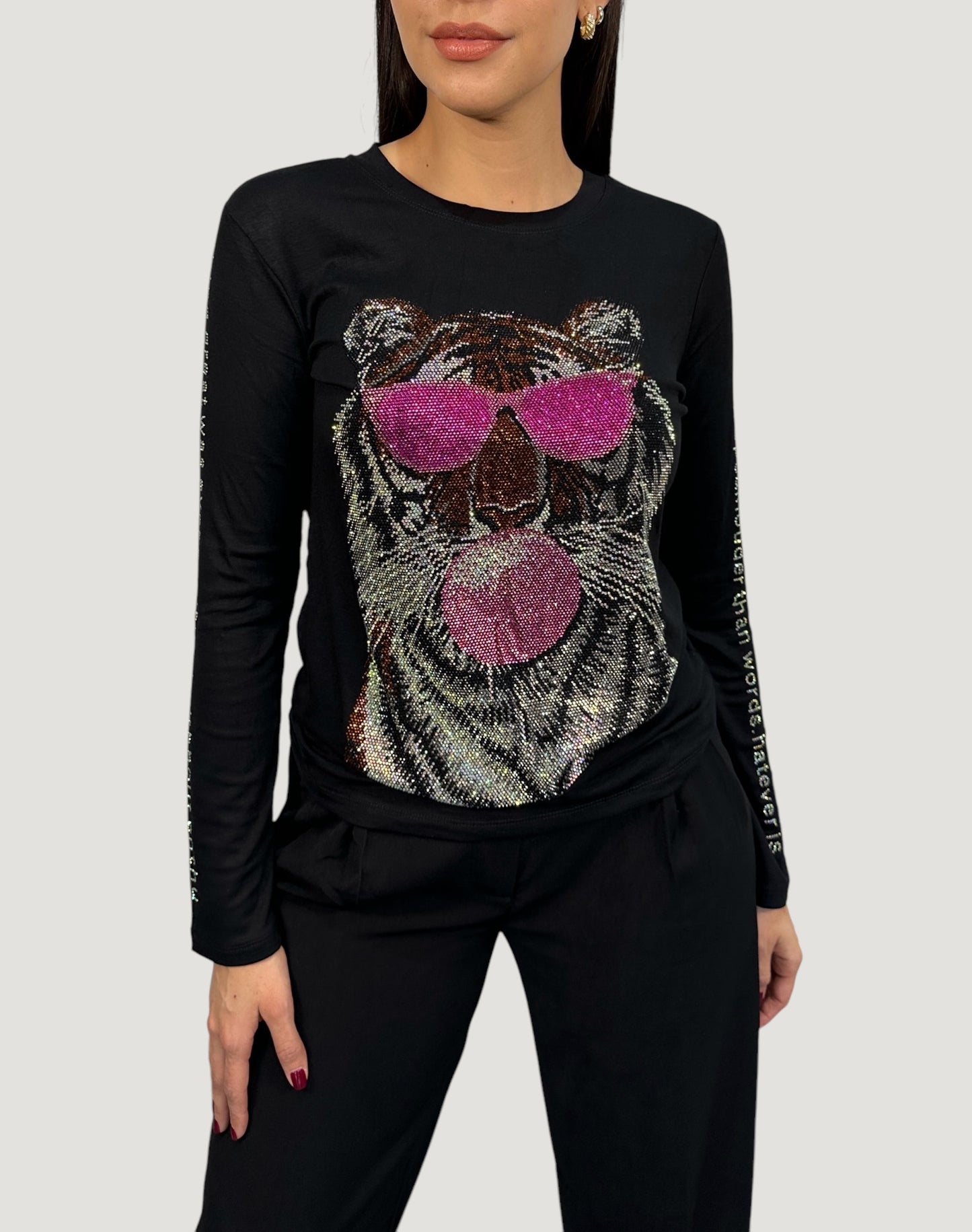 Blusa Tigre Cristales