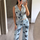 Set Denim Flores