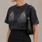 Playera Top Gris