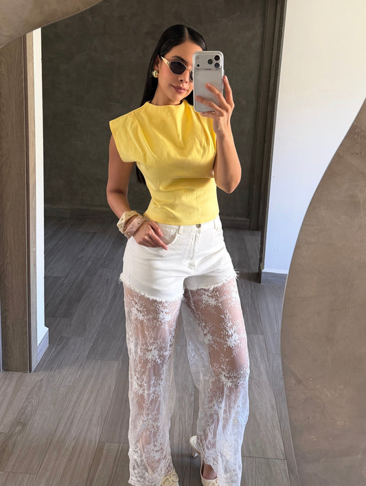 Short Pantalón Encaje