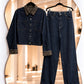 Set Denim Print