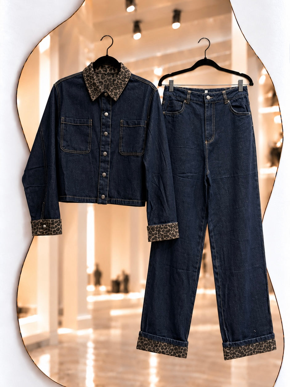 Set Denim Print