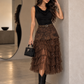 Falda Print Tull