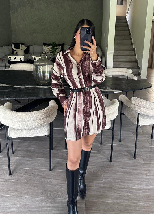 Vestido Con Fajo
