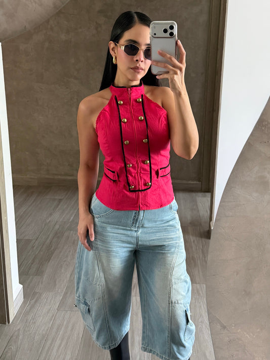 Blusa Napoleón Roja