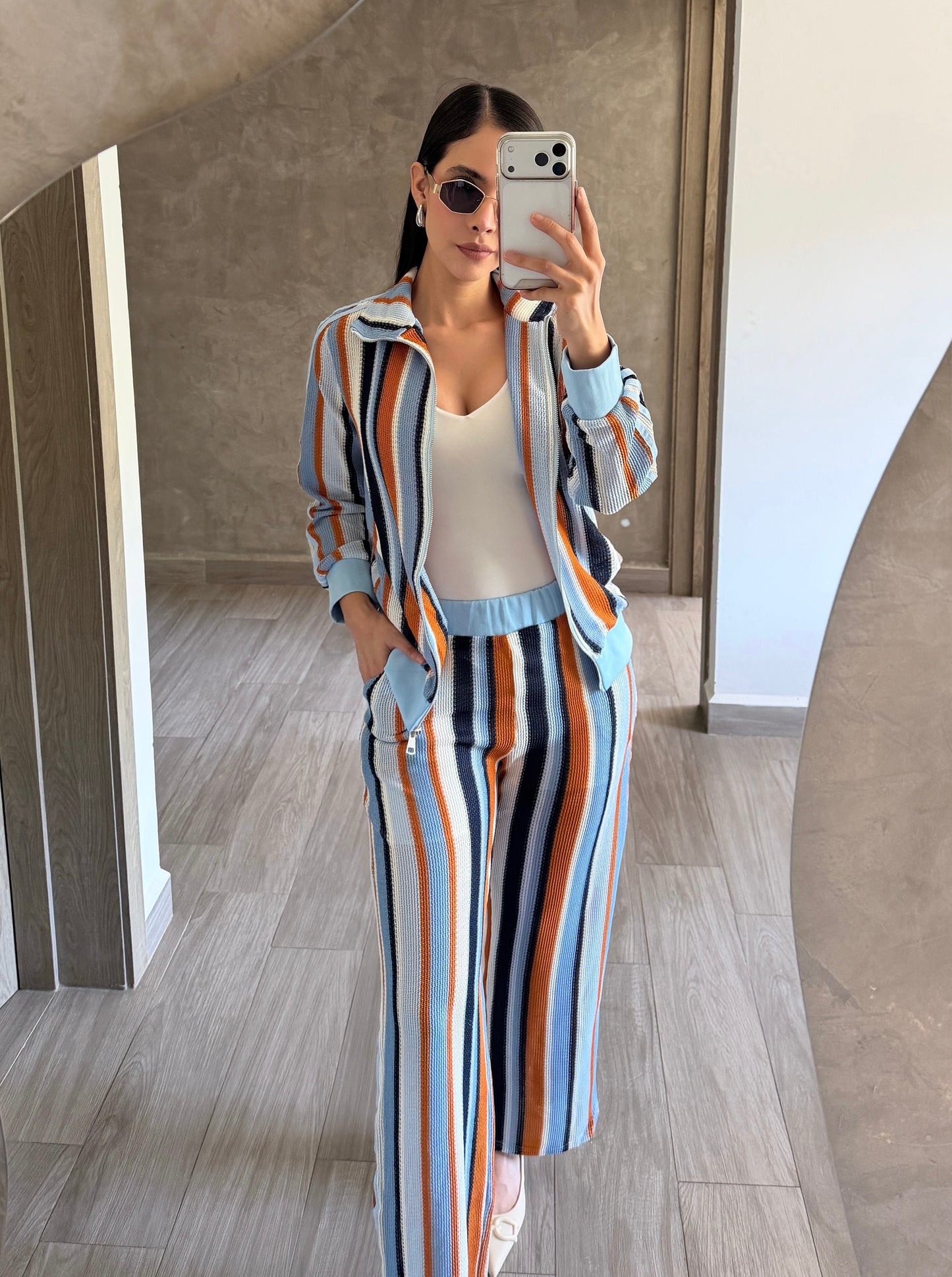 Set Pantalón Rayado