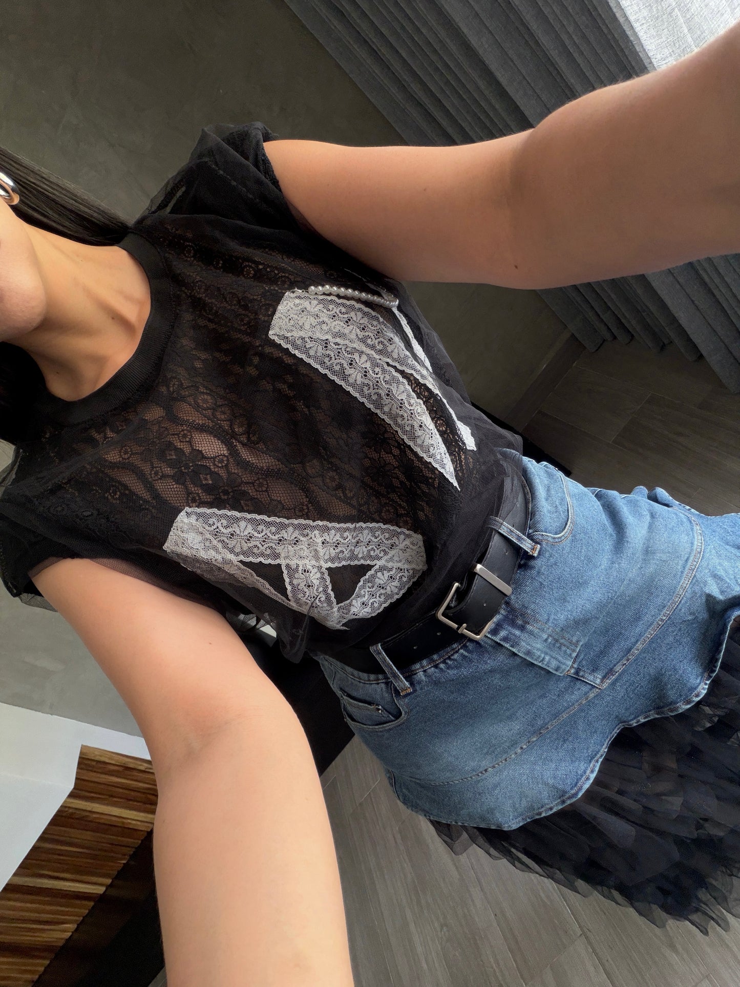 Blusa Tull Encaje