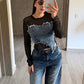 Blusa Mesh Con Top