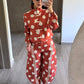 Set Polka Marrón