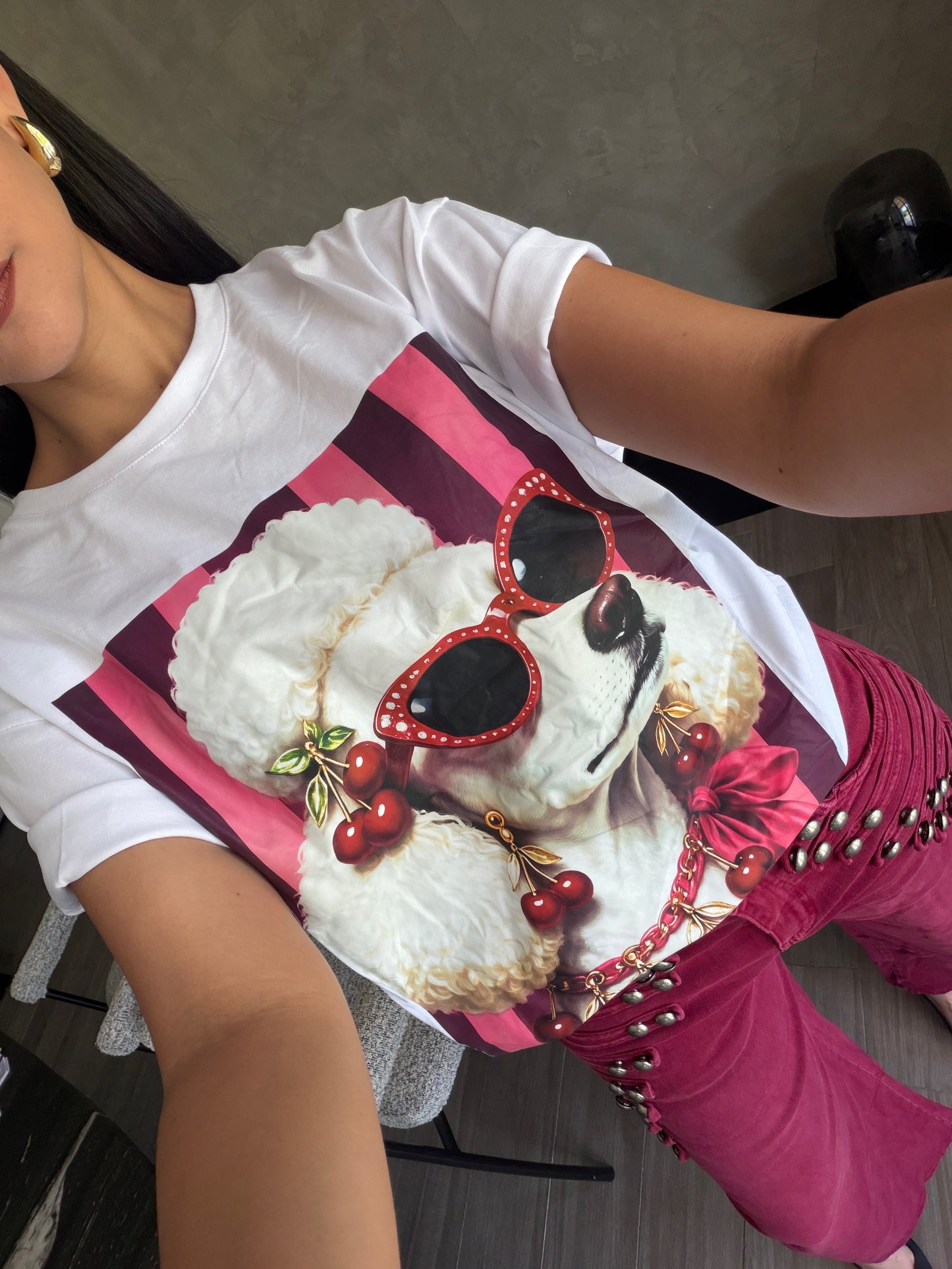 Playera Dog Lentes