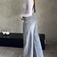 Jeans Gris Brillos