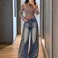 Jeans Combinado Print