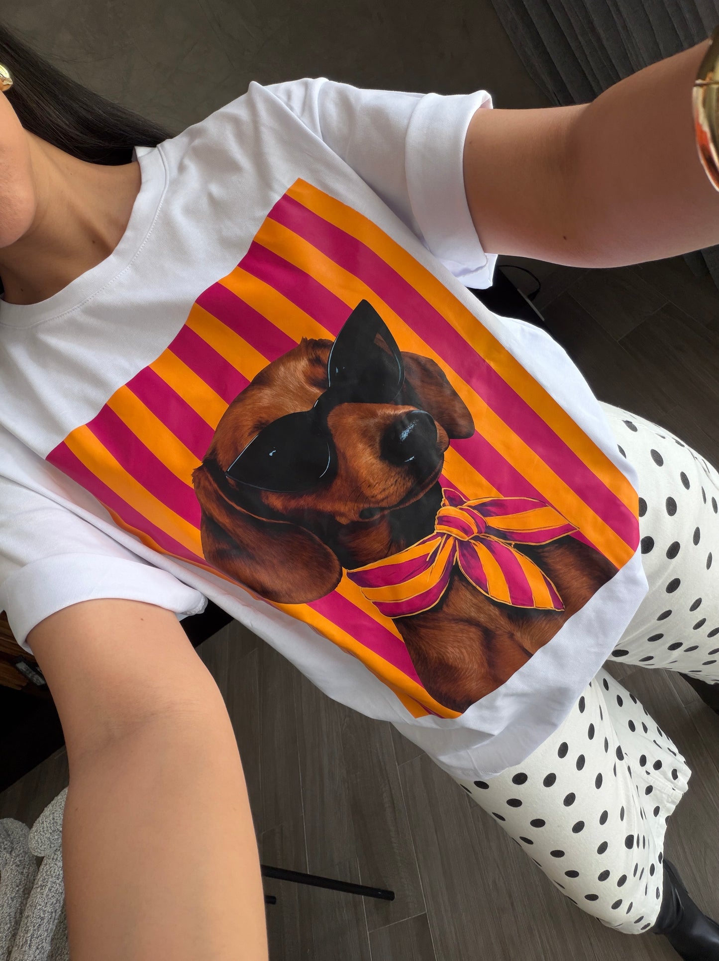 Playera Dog Lentes
