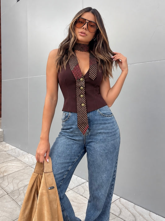 Blusa Corbata