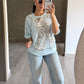 Blusa Oversize Leopardo