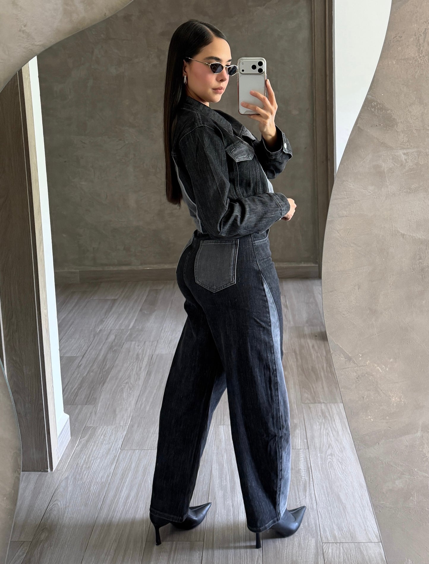 Set Denim Gris