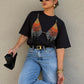 Playera Negra Top