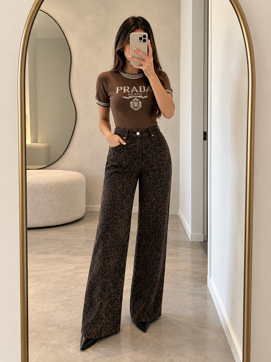 Jeans Leopardo