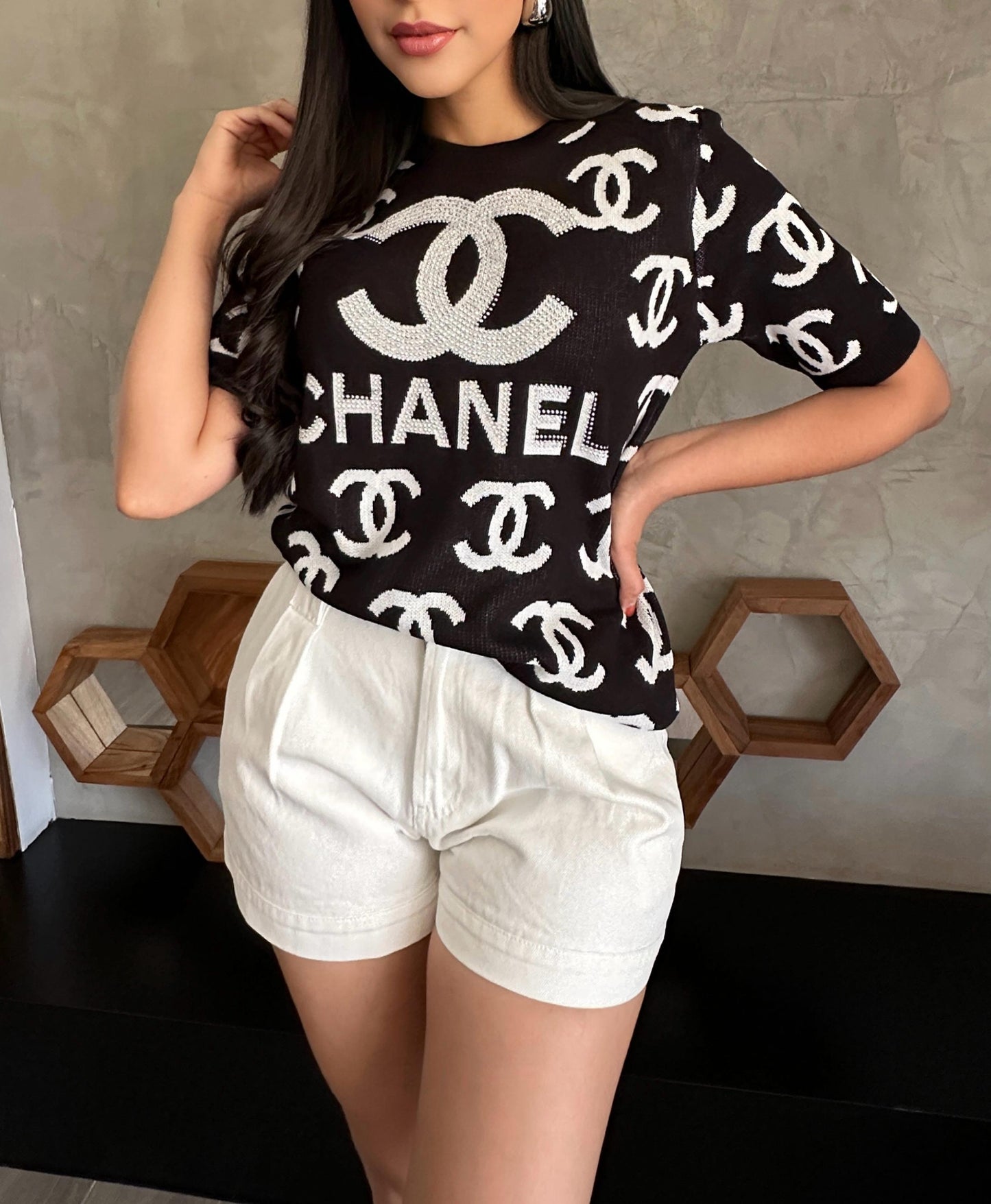 Blusa Chanel brillos
