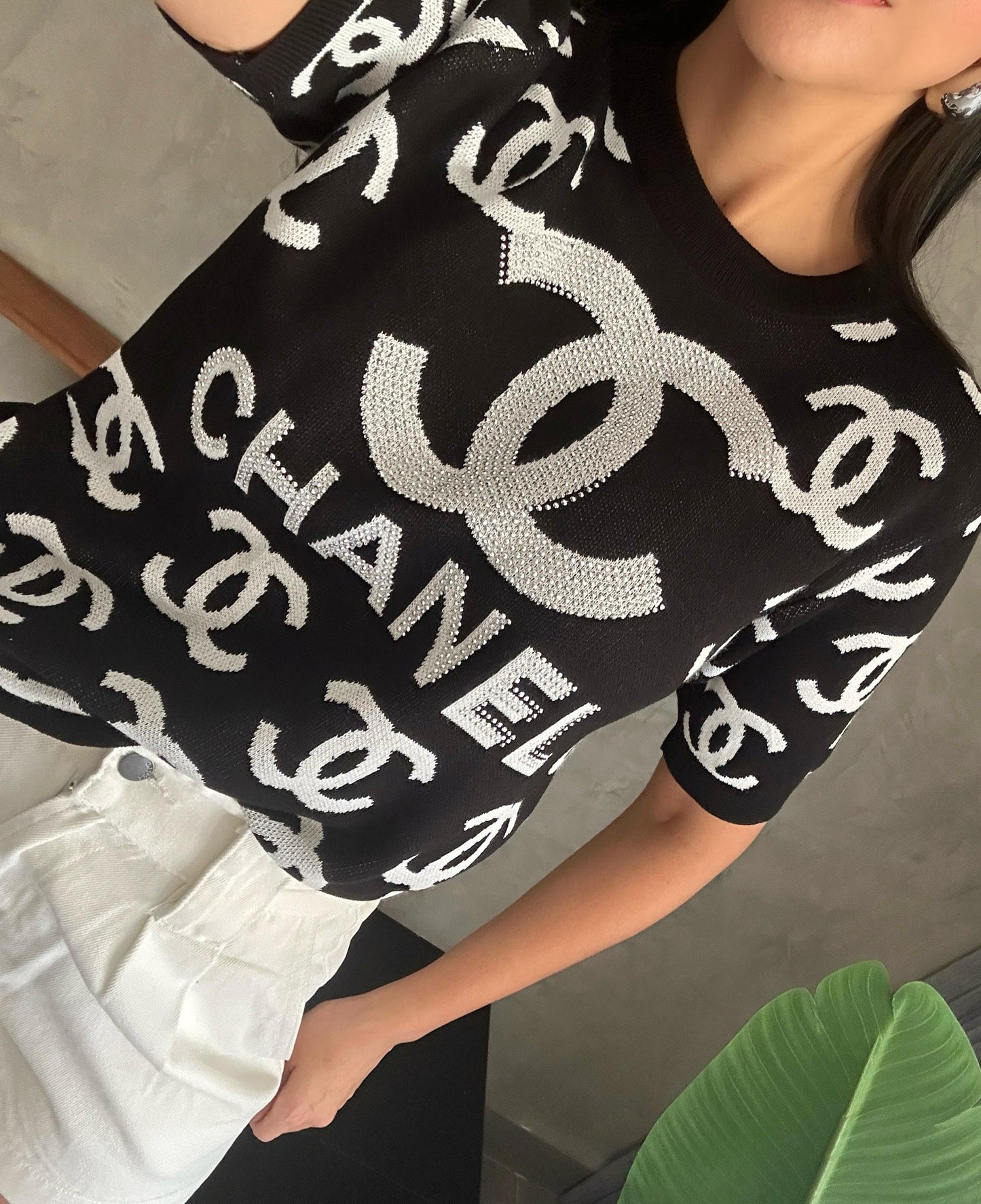 Blusa Chanel brillos