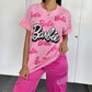 Playera Barbie Rosa