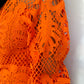Vestido de Encaje Naranja